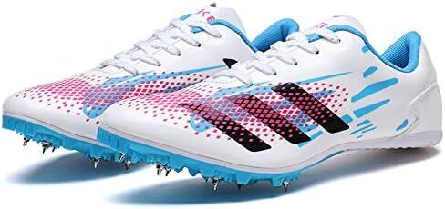 Track Spikes Shoes Mens Womens Track and Field Athletics Training Sprint Racing Track Shoes with Spikes in Kuwait