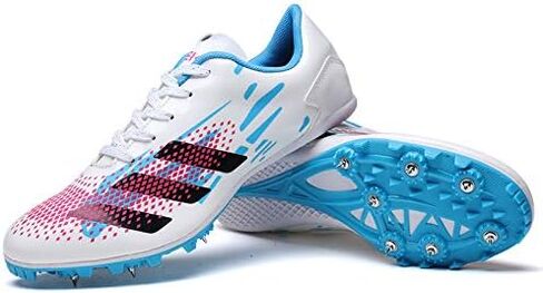 Track Spikes Shoes Mens Womens Track and Field Athletics Training Sprint Racing Track Shoes with Spikes in Kuwait
