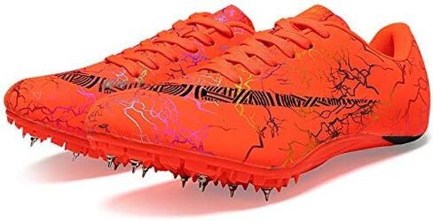 Track Spikes Shoes Mens Womens Track and Field Athletics Training Sprint Racing Track Shoes with Spikes in Kuwait