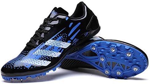 Track Spikes Shoes Mens Womens Track and Field Athletics Training Sprint Racing Track Shoes with Spikes in Kuwait