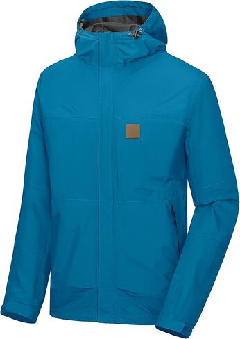 Little Donkey Andy Men's Waterproof Rain Jacket Windproof Light Jacket Outdoor Rain Shell with Hood for Hiking Travel Golf in Saudi Arabia