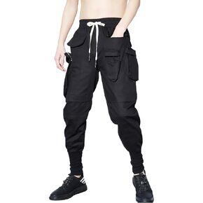 MOKEWEN Men's Jogger Streetwear Jogger Casual Harem Cargo Ankle Harem Pants in Kuwait
