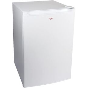 Koolatron Compact Upright Freezer, 3.1 cu ft (88L), White, Energy-Efficient Manual Defrost Design, Space-Saving Flat Back, Reversible Door, 3 Pull-Out Basket Shelves, for Apartment, Condo, Cottage in Kuwait
