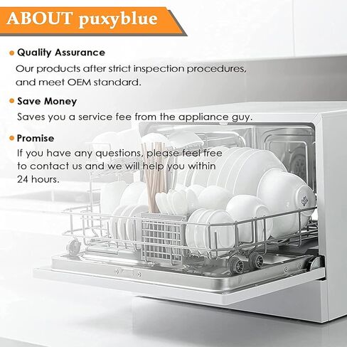 puxyblue Dishwasher Silverware Utensil Basket (9.0"x5.0"x5.0") 2 In 1 Multilayer Detachable Dishwasher Basket fit for most brads GE,Whirlpool Dishwasher in Kuwait