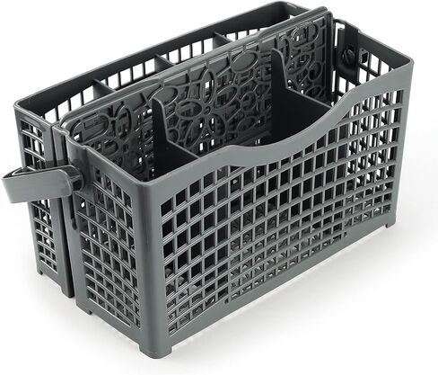 puxyblue Dishwasher Silverware Utensil Basket (9.0"x5.0"x5.0") 2 In 1 Multilayer Detachable Dishwasher Basket fit for most brads GE,Whirlpool Dishwasher in Kuwait