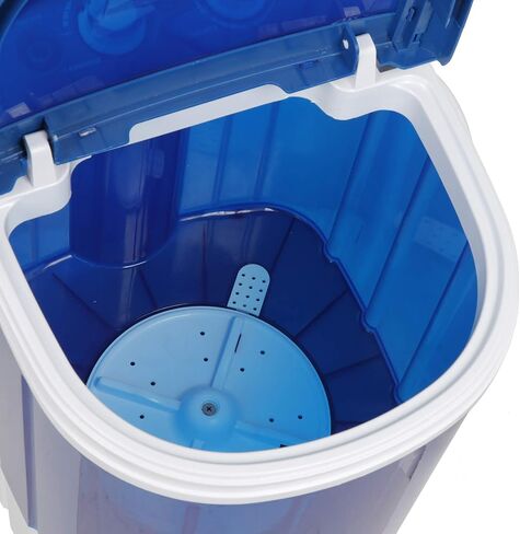 Saturnpower Portable Mini Washing Machine，Small Compact Laundry 9lbs Capacity Washer w/Spin Cycle Basket and Drain Hose Drum Washing Machine in Saudi Arabia