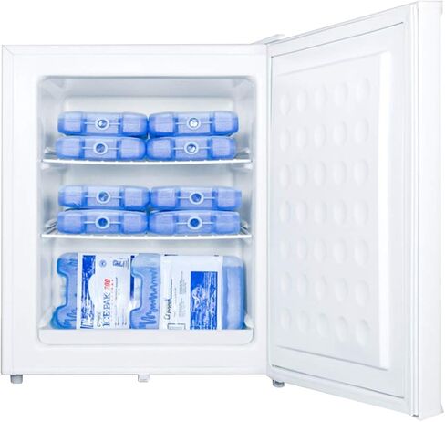AccuCold FS30L7 19 Medical Commercially Approved Compact Freezer with 1.8 cu. ft. Capacity Factory Installed Lock Adjustable Thermostat and Manual Defrost in White in Kuwait