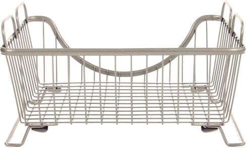 Spectrum Diversified Ashley Stackable Wire Basket with Raised Feet and Looped Handles Modular Stacking Bin System for Kitchen Countertop & Desk Organization, Small, Bronze in Kuwait