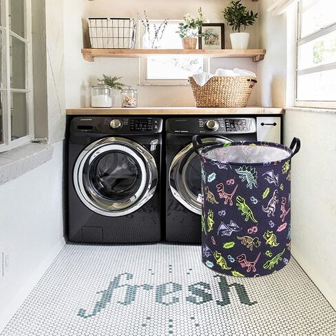 Baby Laundry Hamper,kids laundry Basket,Waterproof Storage Bin for Bedroom,Clothes Organizer Basket,Toys Box,Room Decor(Animal) in Kuwait