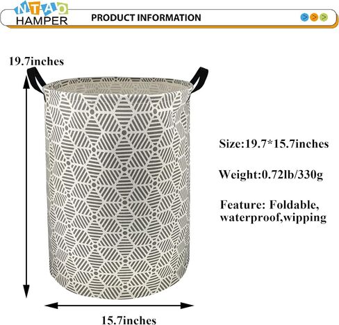 Baby Laundry Hamper,kids laundry Basket,Waterproof Storage Bin for Bedroom,Clothes Organizer Basket,Toys Box,Room Decor(Animal) in Kuwait