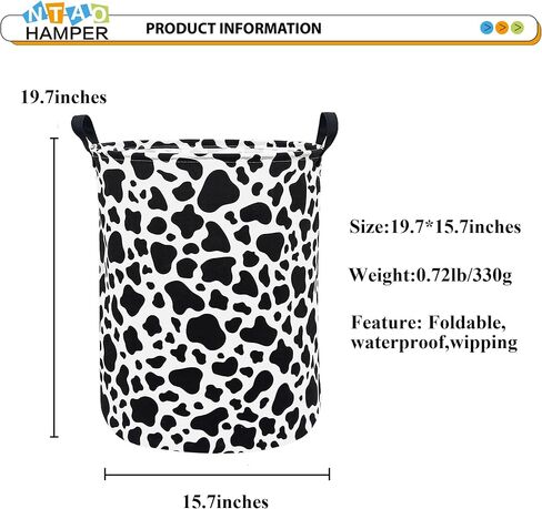 NTAOHAMPER Laundry Hamper, Laundry Basket, Waterproof Storage Bin for Bedroom, Clothes Organizer Basket, Books Box, Room Decor(Animal) in Saudi Arabia
