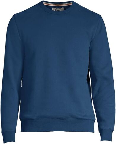Lands' End Men's Serious Sweats French Terry Crewneck Sweatshirt in Kuwait