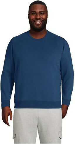 Lands' End Men's Serious Sweats French Terry Crewneck Sweatshirt in Kuwait