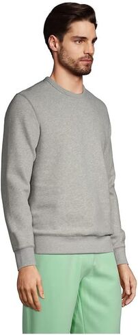 Lands' End Men's Serious Sweats French Terry Crewneck Sweatshirt in Kuwait