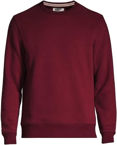 Lands' End Men's Serious Sweats French Terry Crewneck Sweatshirt in Kuwait