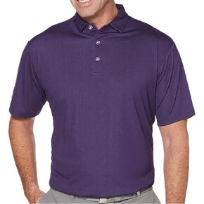 Callaway Men's Basics Short Sleeve Birdseye Polo Shirt