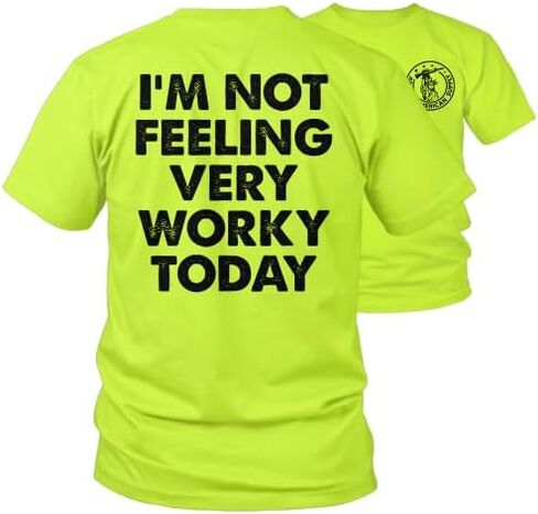 شركة التوريدات الأمريكية المسلحة - قميص عمل سلامة البناء المضحك Hi Vis/Hi Viz in Kuwait