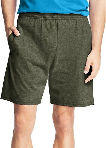 Hanes Men's Jersey Pocket Short in Saudi Arabia