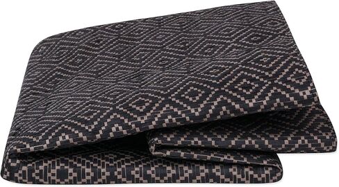 سلة تخزين ورقية منسوجة من DII، منسوجة بالالماس ، حجر / أسود، كبير in Kuwait