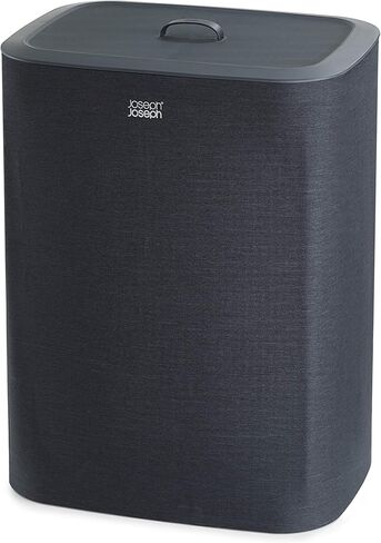 سلة فصل سلة الغسيل بغطاء من جوزيف جوزيف توتا سعة 90 لترًا - رمادي وبساط تصريف قابل للتوسيع من طبقة 85178، رمادي، المملكة المتحدة 2 in Kuwait