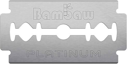Safety Razor Blades | Swedish Steel Replacement Razor Blades | 100 Pack - 18 to 24 months supply | Bambaw in Saudi Arabia