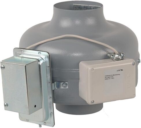 Continental Fan Manufacturing DVK100B-PM 152 CFM In-Line Dryer Booster Duct Fan for 4" Ducts from the DVK Collection in Saudi Arabia