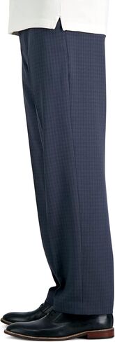 Haggar Men's Premium Comfort Dress Pant Reg. and Big & Tall Sizes, Navy, 44W x 32L in Saudi Arabia