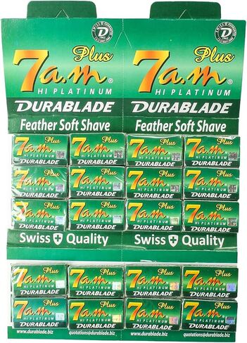 100 7a.m. Platinum Double Edge Safety Razor Blades in Saudi Arabia