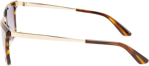 CALVIN KLEIN Men's CK22517S Rectangular Sunglasses, Striped Brown, One Size in Saudi Arabia