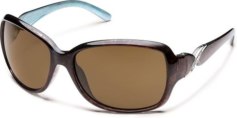 Suncloud Polarized Sunglasses Weave in Tortoise Backpaint with Brown Lens in Kuwait