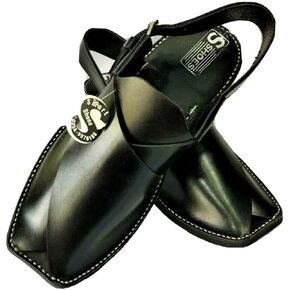 Mens Elegant Design Peshawari Handmade Leather Sandal/Chappal/Flip Flop in Kuwait
