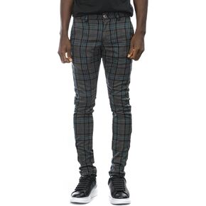 Trinity Kays Kulture Men's Skinny Plaid Pants in Saudi Arabia