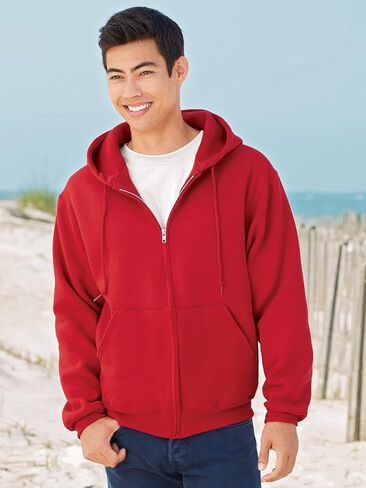 Fruit of the Loom 12 oz. Supercotton 70/30 Full-Zip Hood (82230) in Saudi Arabia