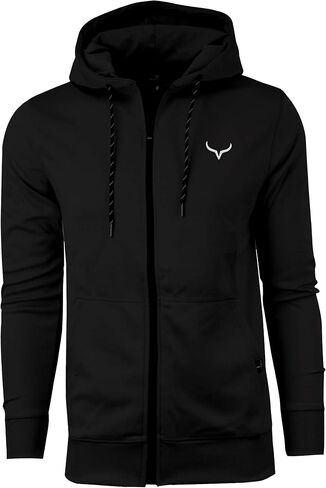 SCREENSHOT SPORTS Men's Gym Workout Full-Zip Hooded Active Sweatshirt in Saudi Arabia
