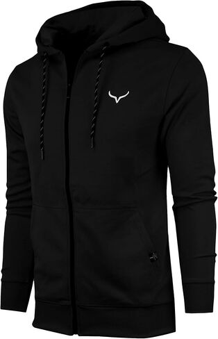 SCREENSHOT SPORTS Men's Gym Workout Full-Zip Hooded Active Sweatshirt in Saudi Arabia