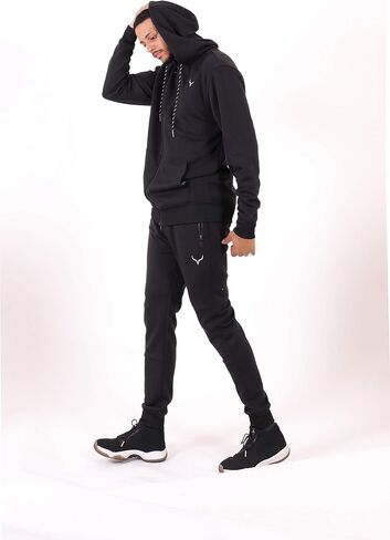 SCREENSHOT SPORTS Men's Gym Workout Full-Zip Hooded Active Sweatshirt in Kuwait