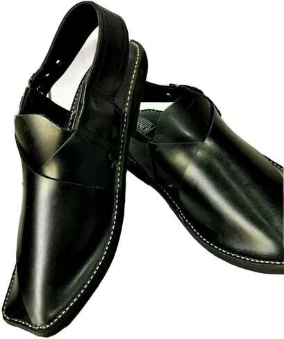 Mens Elegant Design Peshawari Handmade Leather Sandal/Chappal/Flip Flop in Kuwait