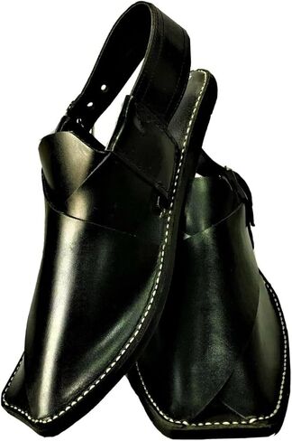 Mens Elegant Design Peshawari Handmade Leather Sandal/Chappal/Flip Flop in Kuwait