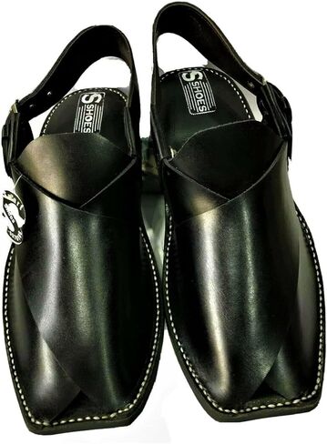 Mens Elegant Design Peshawari Handmade Leather Sandal/Chappal/Flip Flop in Kuwait