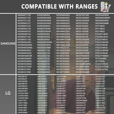 HPUY DG32-00002B مسبار مستشعر درجة حرارة الفرن متوافق مع استبدال مستشعر نطاق Samsung LG، استبدل EBG61305805 6322B62214A DG32-00002A PS4240743 Range Thermistor، تصميم مستدير محدث in Kuwait