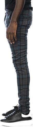 Trinity Kays Kulture Men's Skinny Plaid Pants in Saudi Arabia