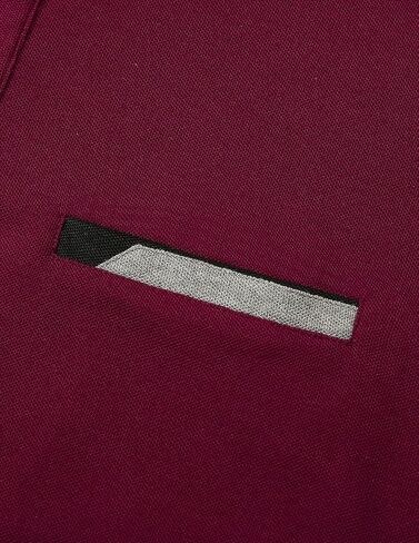 LIUPMWE Men's Long Sleeve Polos Slim Fit Classic Plaid Collar Cotton Golf T-Shirts Casual Polo Shirts in Saudi Arabia