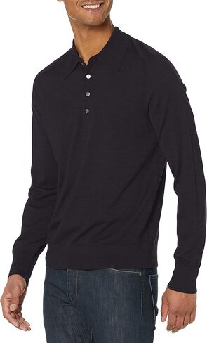 Theory Men's Ls Button Polo.Regal in Kuwait