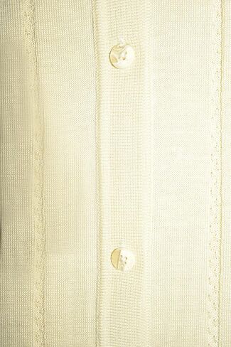 Men’s Short Sleeve Knit Sports Shirt - Modern Polo Vintage Classics: Solid Geometric Jacquard with Color Tipping in Kuwait