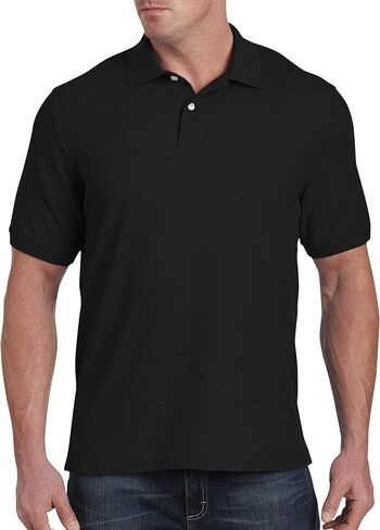 Harbor Bay by DXL Big and Tall Piqué Polo Shirt in Kuwait