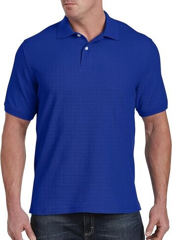 Harbor Bay by DXL Big and Tall Piqué Polo Shirt in Kuwait
