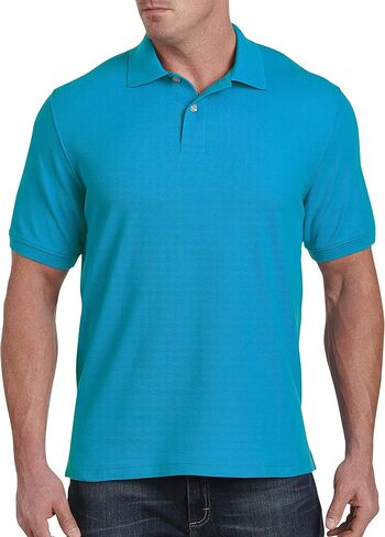 Harbor Bay by DXL Big and Tall Piqué Polo Shirt in Kuwait