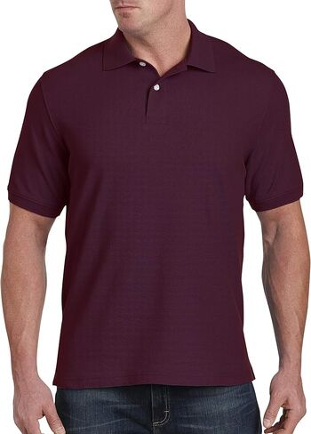 Harbor Bay by DXL Big and Tall Piqué Polo Shirt in Kuwait