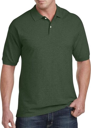 Harbor Bay by DXL Big and Tall Piqué Polo Shirt in Kuwait