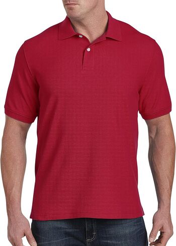 Harbor Bay by DXL Big and Tall Piqué Polo Shirt in Kuwait
